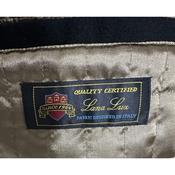 Prontomoda Wool Cashmere Overcoat Mens LRG 3 Button Lana Lux Chest 54 Preppy - Picture 4 of 10